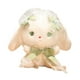 thumbnail image 3 of Conejito de peluche, muñeco de peluche de conejo, figura de peluche coleccionable de dibujos animados adorable, cinta de puntos verdes, 3 of 9
