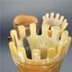 thumbnail image 4 of ColoMX Peine de cuerno natural portátil para masajear el cabello, peine de dientes anchos para mujeres y niñas., 4 of 8