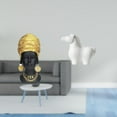 thumbnail image 2 of Estatua de mujer africana,Estante de oficina con estatua de mujer africana,Adorno de figura de resina delicado para el hogar,Estatua del caballo,Estatua de caballo para decoración del, 2 of 8