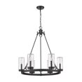 thumbnail image 6 of Z-Lite 589-6 Marlow 6 Light 28" Wide Outdoor Taper Candle Ring Chandelier - Ashen, 6 of 7