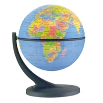 Replogle Wonder Globe Political 4.3″ Blue Desk Globe – Mini Desktop World Globe for Office & Home Decor, STEM Educational Gift