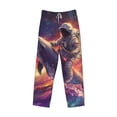 thumbnail image 6 of Goofa Astronaut Dolphin Pattern Printed Soft Pajama Pants for Men, Wide Leg Comfy Casual Lounge Yoga Pants-X-Large, 6 of 9
