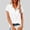 White, variant on Babcutegg Womens Blouses Casual Fashion Crew Neck Lightweight Graphic Tee with Button Shirts for Women Army Green Size 3XL