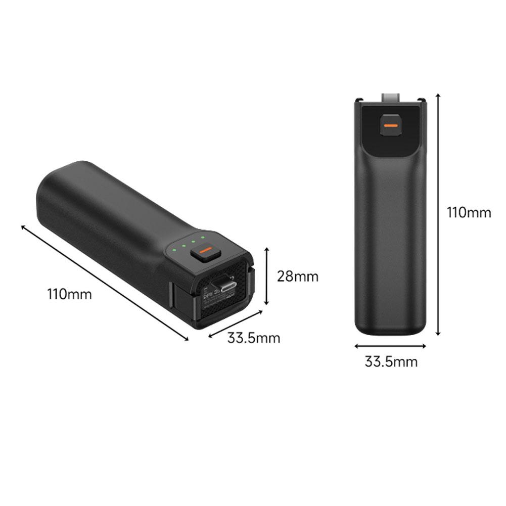 5000mAh Battery Handle Fast Charging Power Bank for Osmo Pocket 3, Portable Handheld Design for Extended Use