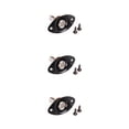 thumbnail image 2 of Soidarity Panel de conector de guitarra eléctrica Universal, 6,35mm, 1/4 , conector ovalado, Kit de montaje de puerto, accesorios para Type4 NO4, 2 of 6