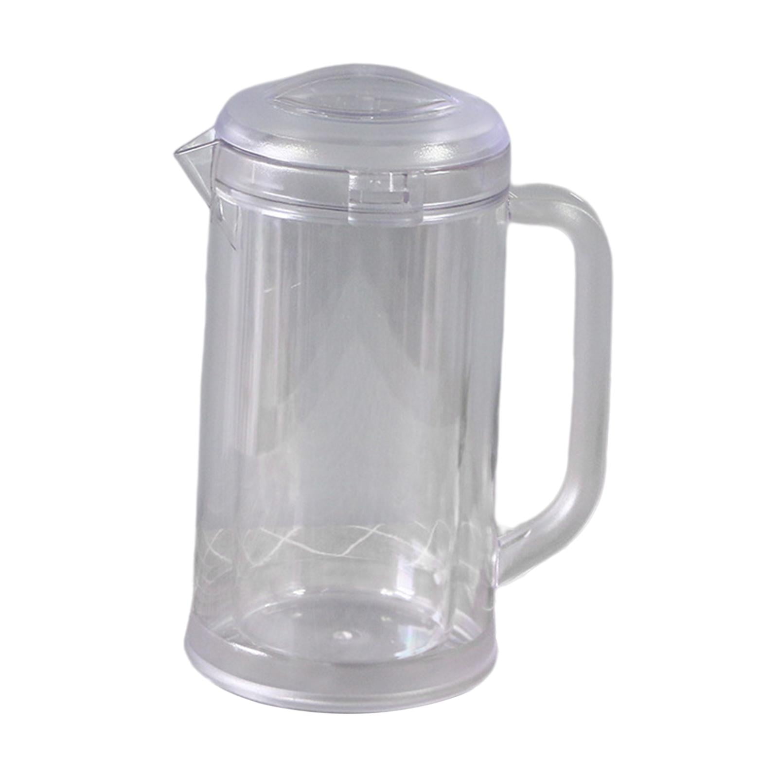 Fiocias Water Jug Fridge Jug Pitcher with Handle Shatterproof Drink Dispenser Teapot for Clear