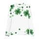 thumbnail image 3 of Blusas y camisas de manga larga con cuello redondo y estampado de San Patricio para niños, blusa informal de manga larga con cuello redondo, blusa de poliéster para niñas, 3 of 4