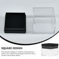 thumbnail image 4 of MasteelfCA 12pcs Transparent Plastic Square Box Mineral Specimen Collection Box Storage Box, 4 of 8