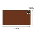thumbnail image 3 of 14.1 x 23.6in Heated Keyboard Mat, Heated Desk Pad for Keyboard and Mouse, Mouse Heating Mat, Heat Mouse Pad, Table Mat Display, Sturdy, Durables, Convenient for Daily Use(Brown), 3 of 6