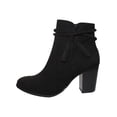 thumbnail image 3 of BOTIN CASUAL TACON LEON MUJER NEGRO GAMUZA 9924 LEON  9924p, 3 of 3