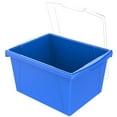 thumbnail image 3 of Storex 4 Gallon (15L) Classroom Storage Bin with Lid, Blue, 6-Pack, 3 of 7