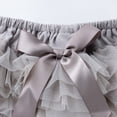 thumbnail image 4 of Splozh Girls Bloomers Baby Girls Shorts Casual Shorts Toddler Bloomers Baby Boys Girls Linen Shorts Grey,3-6 Months, 4 of 4