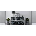 thumbnail image 3 of Sorbus 5 Drawer Storage Chest (White Frame, Black Marble), 3 of 10