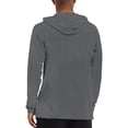 thumbnail image 2 of Men's Long Sleeve Shirts UV UPF 50+ Sun Protection Quick Dry Shirt Rash Guard Mesh Fishing Athletic T-Shirts Dark Gray L, 2 of 8