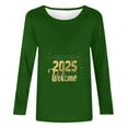 BSDJILFG New Years 2025 Womens Shirts Holiday Outfits 2025 New Year
