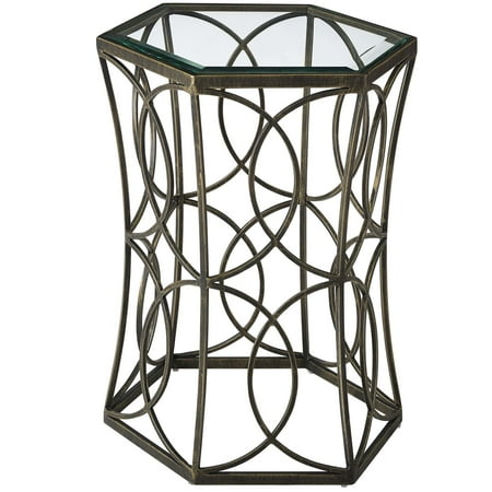 Cottage Lounge Designs Industrial Country Cottage Farm Beach House Living Room Lounge Club Lobby Soda Side Table, Metal Steel, Black ()