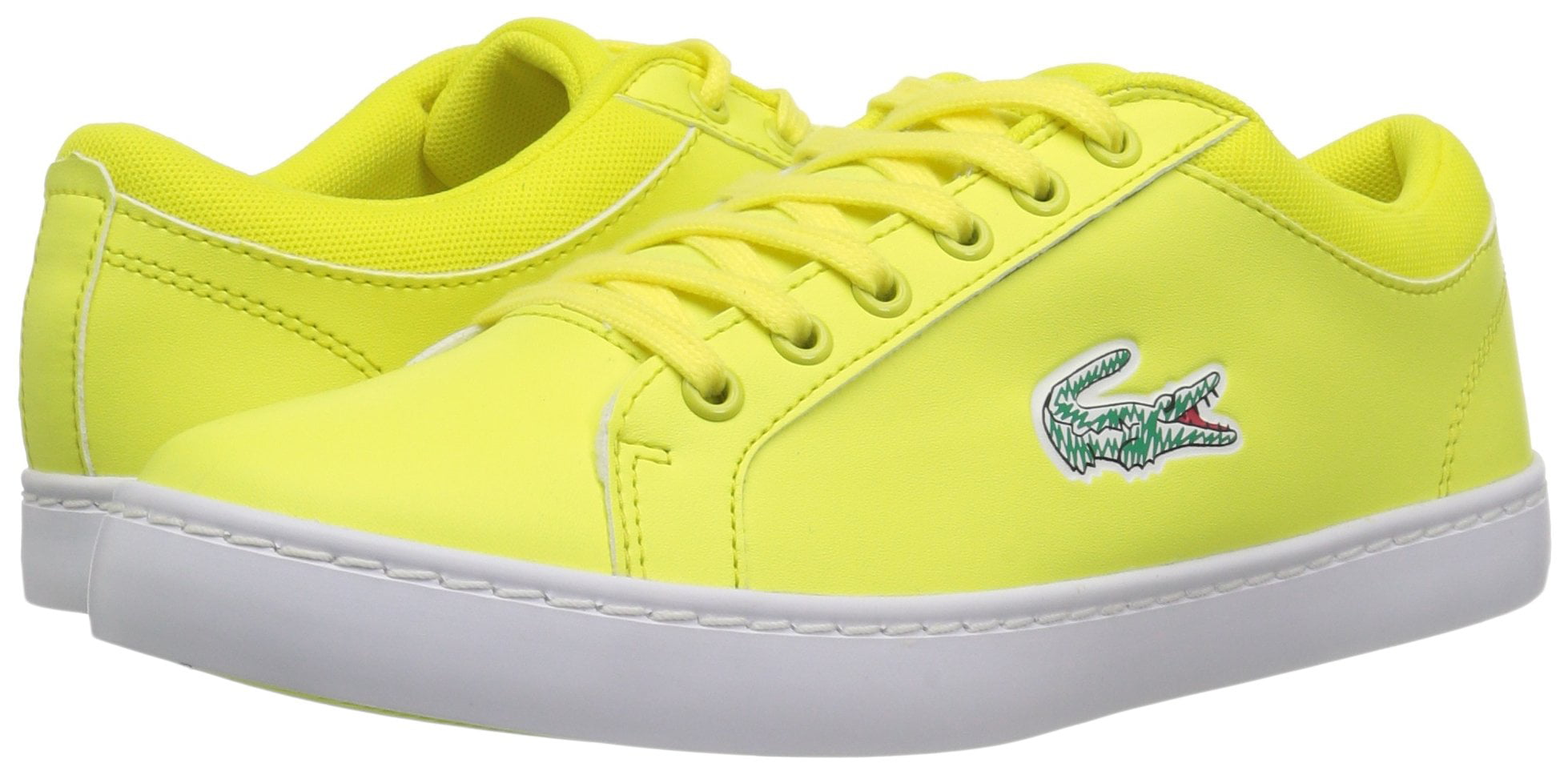 Caj Sneakers Fluro Yellow White 