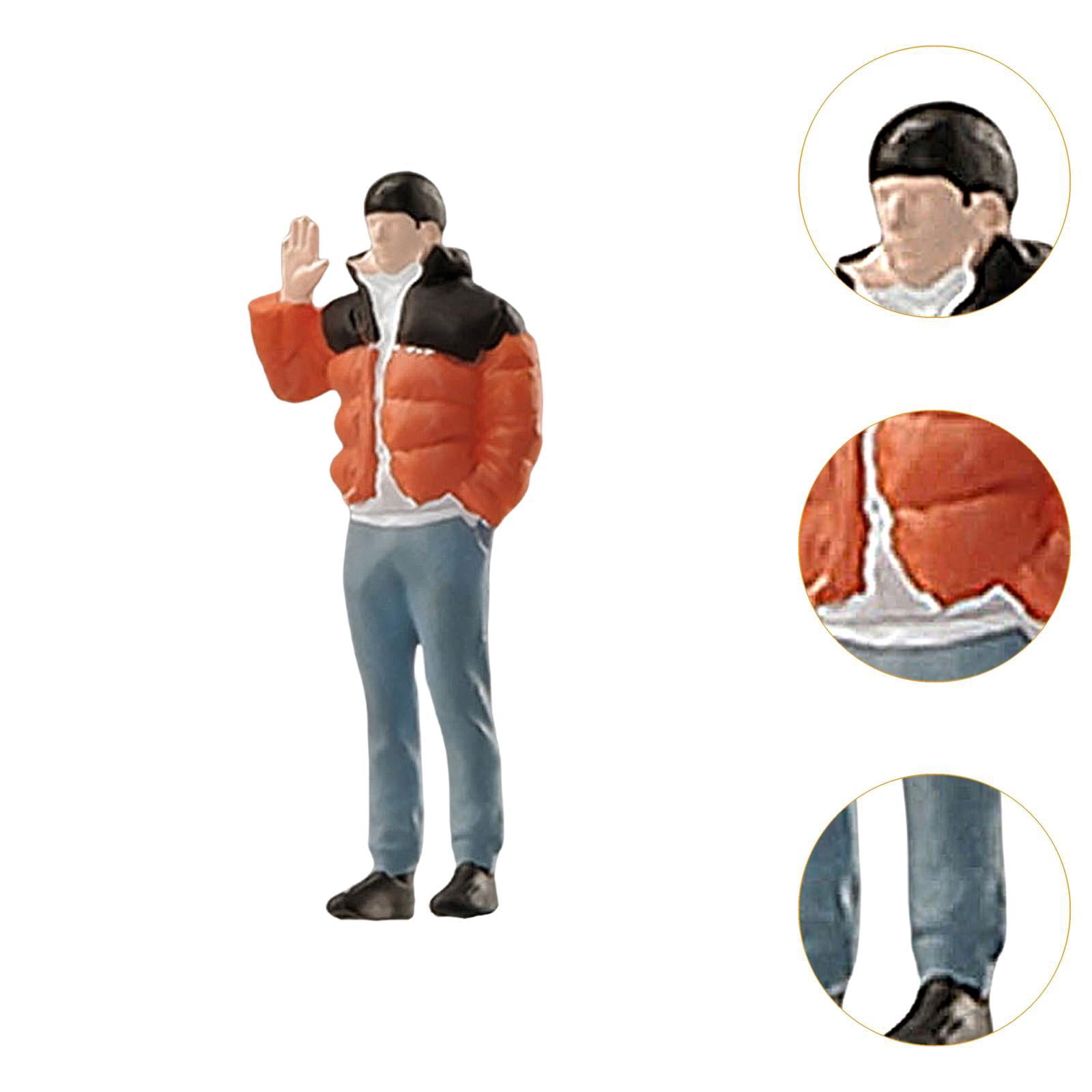 LeeQinersw 1/64 Scale People Figurine Diorama Figurines People Figure for Photography Props