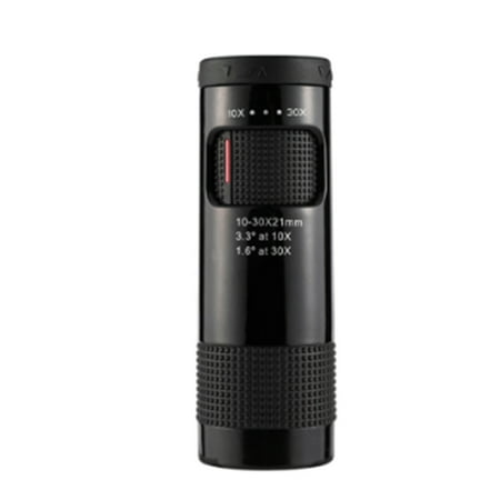 Telescope 10-30x21 Zoom Mini Portable Spotting Scope Camping Equipment Tourism Optical Sight Black