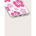 thumbnail image 3 of 1pc Colorful Hand-painted Flower Printed Soft Phone Case Compatible With iPhone/samsung, 3 of 4