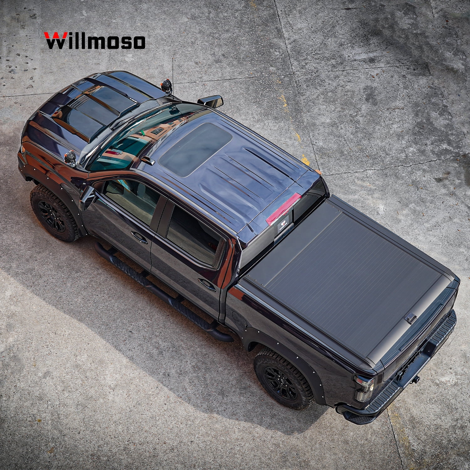Retractable Truck Bed Tonneau Cover for 2014-2025 Chevy Silverado/GMC Sierra 1500 (5'8" /69" Bed) Retractable Hard Truck Bed Cover Password Lock