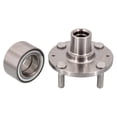 thumbnail image 2 of New Premium Rear Spindle Hub Assembly Compatible with 2000-2010 Hyundai Accent 2006-2011 Kia Rio5 2006-2011 Kia Rio FWD 4-Lug ABS Pre-Assembled 512195 512195 52730-1G100 Direct Fit, 2 of 3