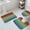 Multicolor, variant on Burnt Orange Teal Ombre Bath Mat 3 Piece Bathroom Rug Set, Modern Abstract Art Aesthetics Non Slip Bath Rug Contour Mat and Toilet Lid Cover, Absorbent Shower Mats Soft Bath Rugs and Mats Sets