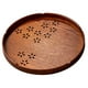 thumbnail image 1 of Plato para servir té Jadeshay Bandeja de té redonda de Madera con flor de cerezo alta capacidad, 1 of 8