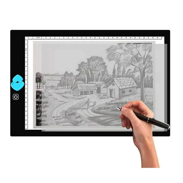 Diamond Painting Light Pad met premium metalen standaard, 15,8 × 11,8 cm groot lichtbord, superhelder 4500 lu, dimbaar diamantkunstlichtbord met complete diamantschildergereedschappen en accessoires
