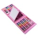 thumbnail image 1 of 208Pcs Kids Drawing Kit Multi-Purpose Colored Pencils Assorted Bright Colors Cartoon Pattern Pink, 1 of 3