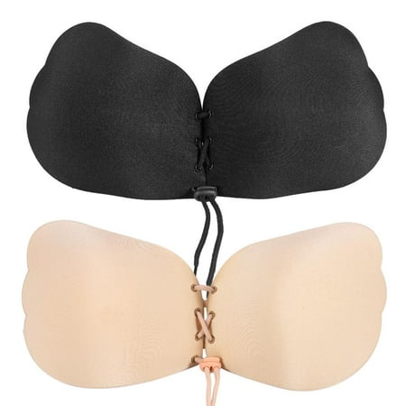 2Colors 4Sizes New Women Breathable Self-Adhesive Breast Lift Push Up Silicone Bra, Self-Adhesive Bra, Women Silicone