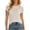 White, variant on Tshirts for Women Workout Plus Size Tee Plus Size Tee Clothes Summer Athletic Yoga Top Black L