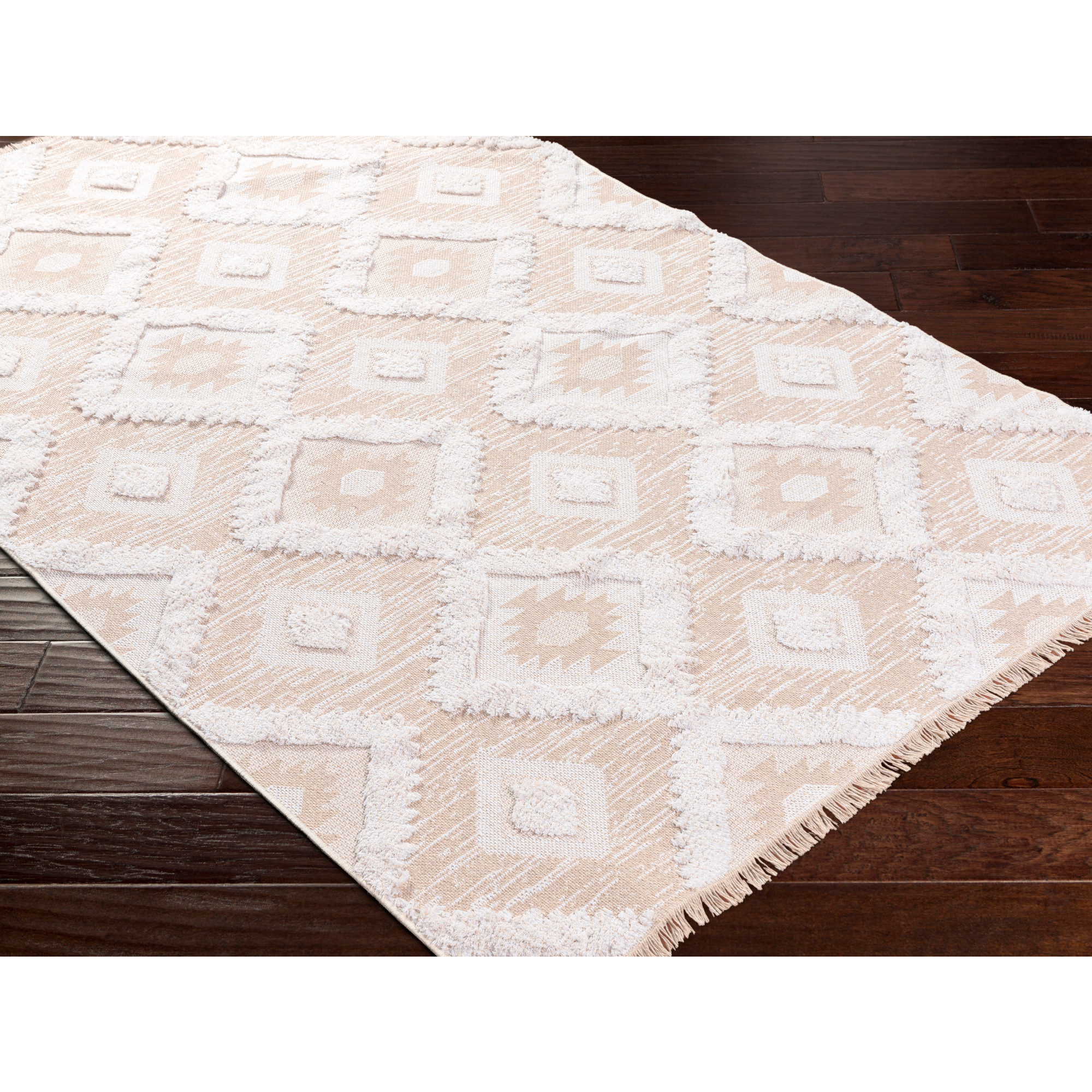 Artistic Weavers  Tan 2' x 4' Rustic Rectangle Area Rug
