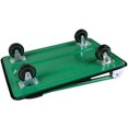 thumbnail image 5 of Foldable Push Cart Dolly, Moving Platform Hand Truck, Push Handle Flat Bed Wagon, Rolling Cart with Swivel Wheels, 330lb Weight Capacity, Foldable for Easy Storage, Green, 5 of 9