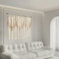 thumbnail image 5 of Macrame Wall Hanging Nature Cotton Boho Woven Yarn Tassel Tapestry Curtains Wall Decor for Home Decoration, 5 of 13