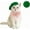 Green, variant on Dog Cat Beret Wool Hat Headband French Artist Beanie Beret Pet Dog Christmas Costume Hair Accessory Photo Props (One Size)