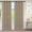 Chocolate Ivory, variant on Ghera Light Filtering Opaque Floral Jacquard Curtain Set Black-White / 52"x84"