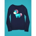 thumbnail image 3 of Blue Horse Long Sleeve Toddler -Image by Shutterstock,  5 Toddler, 3 of 4