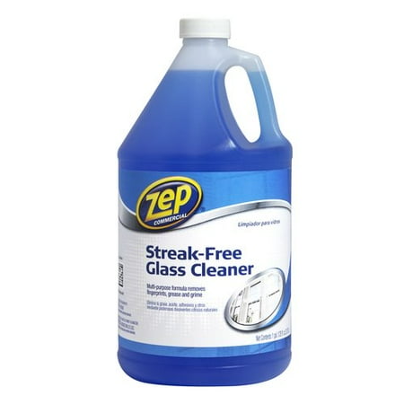 Zep Commercial Ready-to-Use Glass Cleaner Refill, 1 gal