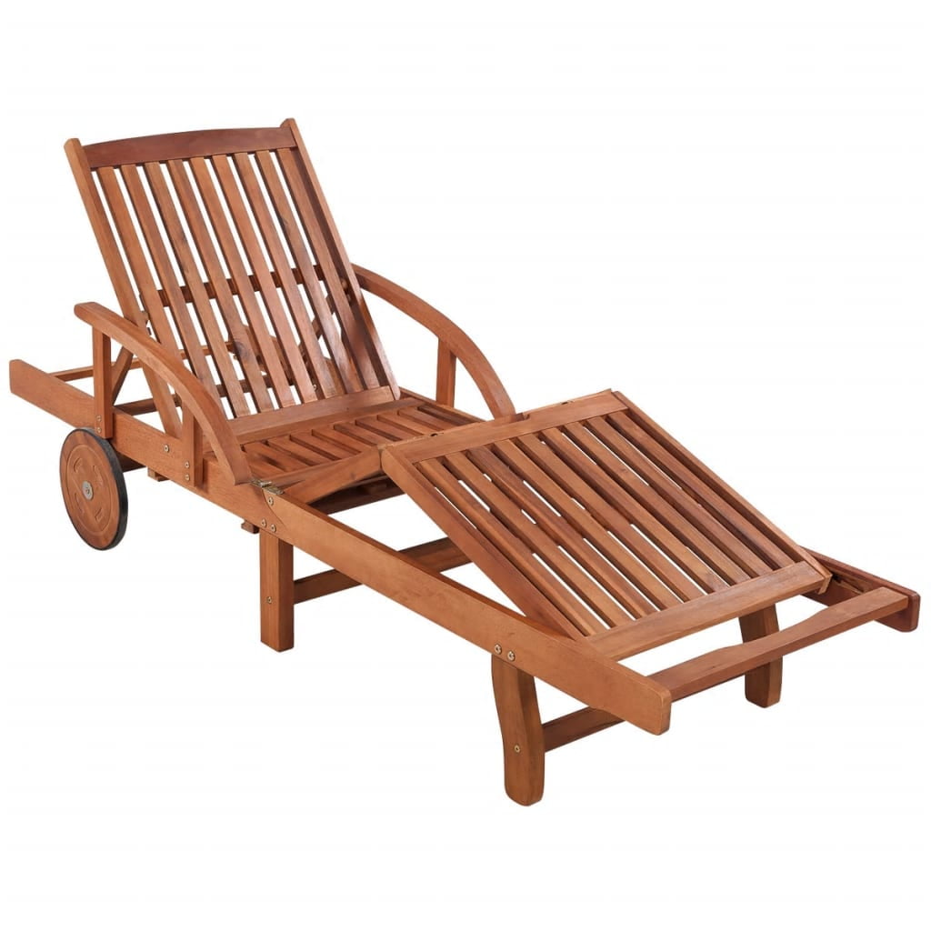Kepooman Outdoor Solid Acacia Wood Table for Patio Poolside, Set of 2, Brown Kepooman Outdoor Solid Acacia Wood Table for Patio Poolside, Set of 2, Brown