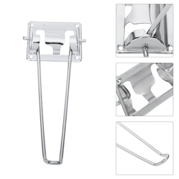 Omeite 4pcs Metal Folding Table Legs 21cm High Heavy Duty Easy to Install Folding Hairpin Table Legs