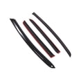 thumbnail image 2 of Tuningpros WD2-799B Outside Mount Window Visor Deflector Rain Guard Dark Smoke 4 Pcs Set For 2017-2018 Honda Fit, 2 of 5