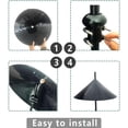 thumbnail image 2 of Squirrel Baffle,Squirrel Proof Baffle, 19-inch Wide Squirrel Guard Stopper, Save Bird Houses from Squirrels, Raccoons, and Rodents, 2 of 4