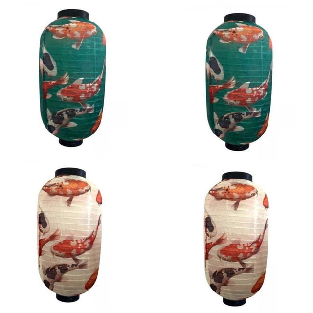 4 piezas Retro Izakaya farol japonés moda Sushi tienda símbolo para Pub libre decoración de año Sunnimix linterna japonesa