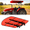 Red, variant on BERPET Universal Tractor Canopy for ROPS 53" x 53" - Red Heavy Duty UV-Resistant Shade Roof for Tractors & Mowers - Fits Most Standard ROPS Frames