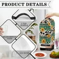 thumbnail image 4 of Yuyamidu Cow Print Blender Cover with Handle Sunflower Food Processor Cover Universal Coffee Maker Appliance Covers Kitchen Appliance Dustproof Cover Decoration, 4 of 6