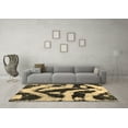 thumbnail image 3 of Ahgly Company Indoor Square Abstract Brown Modern Area Rugs, 8' Square, 3 of 4