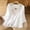 White, variant on Lpmadey Boho Tops for Women Retro 3/4 Sleeve Embroidered Flowy Lightweight Cotton Linen Top Peasant Blouse