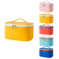 thumbnail image 6 of Portable Female Macaron Color Makeup Cases Large Capacity Travel Makeup Bag Toiletry Bag Cosmetic Organizer Storage Pouch YELLOW, 6 of 8