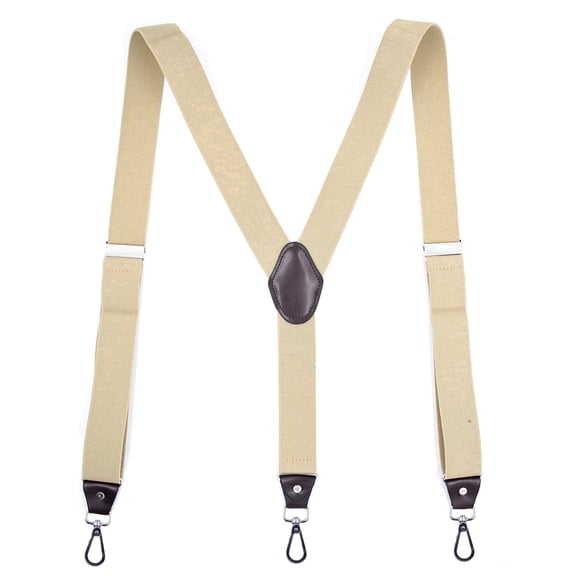 SIMDOO Hook Suspenders for Men Swivel Hooks 1.38 Inch Adjustable Elastic Retro Suspenders